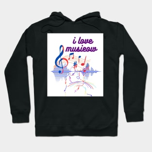 i love musieow Hoodie